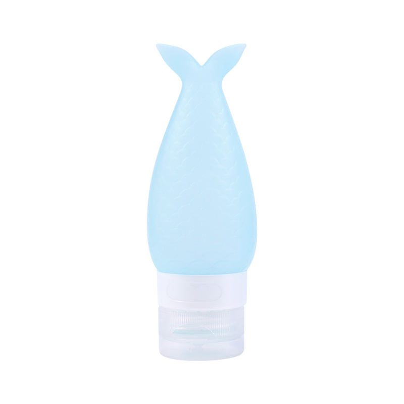 Blue 48ML Silicone Refillable Bottle