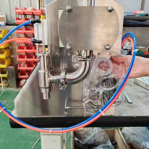 Pompe doseuse rotative semi-automatique à commande PLC avec auto-étalonnage pour miel, confiture, soda, lait, en acier inoxydable, de type bureau - Product Image 3