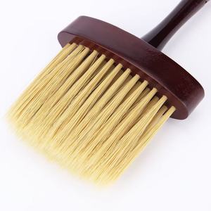 Brosse à poussière pour le cou de <span class=keywords><strong>coiffeur</strong></span> professionnel, polyvalente pour le nettoyage du visage et l'élimination des cheveux cassés, manche en bois - Product Image 5