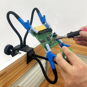 Công Nghiệp Cấp DIY Nhôm Alligator Clip Hàn Trạm Chủ Bàn Kẹp Cuộc Sống Lâu Dài Giúp Tay Công Cụ Cho PCB Sửa Chữa - Product Image 3