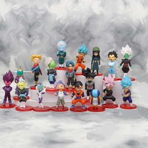 Figurines Dragon Ball Son Goku Gogeta <span class=keywords><strong>Vegeta</strong></span> Trunks <span class=keywords><strong>Majin</strong></span> Buu, articles d'anime, décoration de bureau, décoration de voiture, cadeau, jouet - Product Image 4
