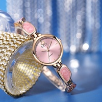 Montre à quartz pour femme de style chinois avec boîtier en alliage, cadran à aiguilles étanche, épaisseur 10 mm