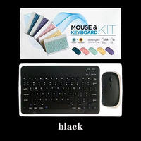 Keyboard Nirkabel 2.4G Kustom Portabel Mini Nirkabel Isi Ulang untuk iPad Tablet