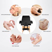 Meilleur lit de Massage en bois Portable Camillas De Masajes Portatil lit de Massage lit de Massage pliant à vendre