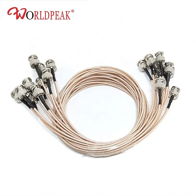 75ohm HD SDI Video Cable BNC Male Plug to BNC Male Straight Pigtail Cable RG179 for Monitor Video Recorder