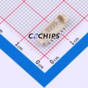 HCZZ0015-7 Wire-to-Board Pin Header SMD,P=1.25mm Connector 1x7P 1.25mm Vertical Mount PicoBlade (MX 1.25) - Product Image 1