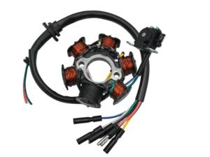 Bobine de magnéto de moto pour CD 100 Deram 110 <span class=keywords><strong>YX</strong></span> <span class=keywords><strong>125</strong></span> 6 pôles Ensemble de stator - Product Image 1