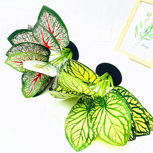 Plante artificielle Paulon 27 cm de haut x 30 cm de large avec galets, décoration intérieure, accessoires de mariage - Product Image 3