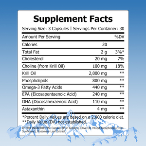 OEM Private Antarctic Krill Oil Capsules with Krill Oil and Astaxanthin Supports Brain Immune Joint Health OEM Krill Oil Complex - Product Image 2