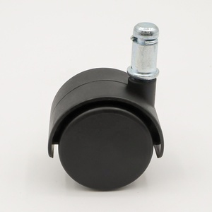 M11 * 22 Sicherungs rings tifte 1,5 \ "2 \" Schwarze Nylon-Kunststoff-Möbel rollen für Schränke Bewegliche Regale für das Essen im Badezimmer - Product Image 2