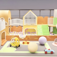 Aire de jeux intérieure sur mesure sur le thème des macarons, toboggan dragon, jeu de rôle boulangerie, centres de jeux haut de gamme certifiés pour la garderie