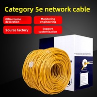 Câble Réseau LAN Intérieur Cat5e UTP FTP SFTP à Paire Torsadée en Cuivre CCA Certifié CE/ROHS pour Communication
