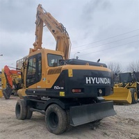 Excavadoras de Ruedas Usadas en Buen Estado, Hyundai R150w-7 150w-9s, Excavadora de Ruedas de Segunda Mano, Hyundai 150 Original