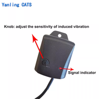 Vibrateur automobile/capteur de vibration piézoélectrique moto alarme antivol module de capteur de vibration puce en céramique
