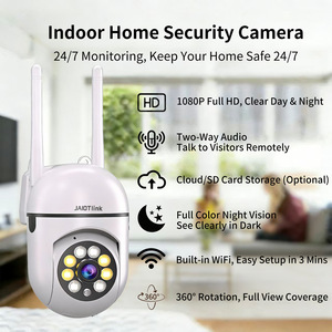 JAIOTlink WiFi Panoramic <b>Camera</b> 1080P HD Lens Infrared Night Vision Indoor Surveillance <b>Camera</b> with SD <b>Card</b> Slot - Product Image 3