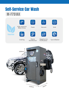 Estación de Lavado de Autos de Autoservicio M-F761AX, Máquina de Lavado de Autos Móvil de Acero Inoxidable M-F761AX - Product Image 2
