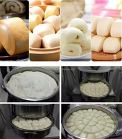 Machine industrielle automatique de fabrication de mantou, machine à dim sum, machine à pain vapeur et à raviolis
