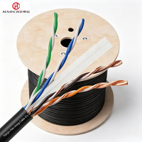 Câble réseau extérieur Cat 6, rouleau de 305 m, 23AWG, cuivre nu BC, UTP/FTP