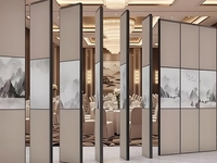 Cloison acoustique mobile pour salle de banquet, cloison amovible acoustique, cloison mobile acoustique, utilisée pour les bureaux