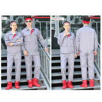 École personnalisée de haute qualité expédition rapide prêt à expédier uniforme de travail logo unisexe boutique personnalisée mineur usine hommes ensembles de travail