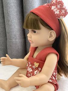 Muñeca Reborn de 18 Pulgadas con Cuerpo de Tela, Puede Convertirse en una Linda Niña de Juguete, Regalo Personalizado - Product Image 5