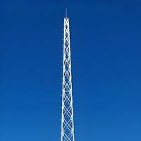 Tour de protection contre la foudre en acier inoxydable Kehua, 15m-80m, pour lignes électriques haute tension