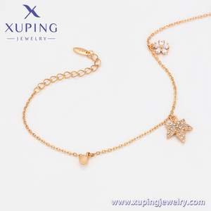 XUPING Fabricantes de joyería Venta al por mayor Señoras Moda Chapado en oro Cobre Joyería Brazaletes Pulseras para mujeres - Product Image 4