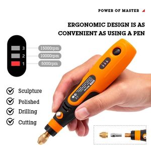 Rechargeable Portable Lightweight Mini Cordless Rotary <b>Tool</b> Lithium Battery Wood <b>Engraving</b> Adjustable 30W B6+f12 B6+f12 B6+f12 B - Product Image 4