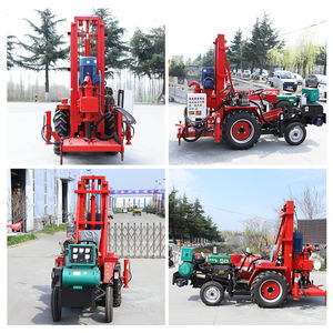 แท่นขุดเจาะน้ำบาดาลไฮดรอลิกแบบติดตั้งบนรถแทรกเตอร์เฮงหวัง ขนาด 100 เมตร - Product Image 3