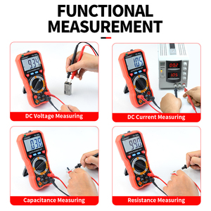 Çok fonksiyonlu 2000 sayımları dijital multimetre çok test voltmetre Amp akım ölçer ommetreler kapasite ölçer - Product Image 6