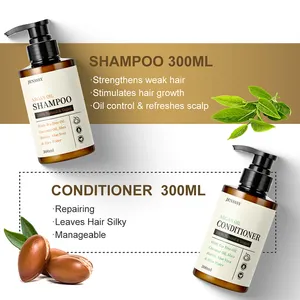 Wholesale Custom Sulfate Free Argan Olive Oil Anti Hair Loss Treatments For Hair Growth Shampoo And Conditioner Hair Care Sets