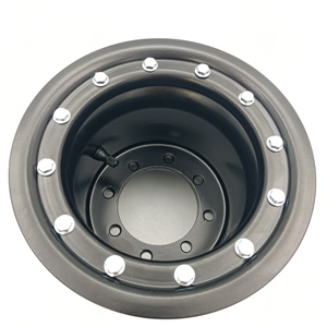 Rines Beadlock Traseros de Aluminio 8x8 3+5 para ATV, Compatibles con <span class=keywords><strong>Yamaha</strong></span> YFZ450 450R <span class=keywords><strong>Raptor</strong></span> <span class=keywords><strong>Banshee</strong></span> y Suzuki Ltz400 - Product Image 4