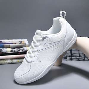 Children's Modern Competitive <strong>Dance</strong> <strong>Shoes</strong> Gymnastics Cheerleading Jazz <strong>Dance</strong> White Sneakers Black <strong>Line</strong> Competitive <strong>Dance</strong> <strong>Shoes</strong> - Product Image 4