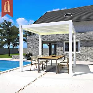 Pergola in Alluminio con Lamelle Orientabili 4x3m (13x19, 20x30 piedi) per Giardino, Patio e Cortile - Product Image 1