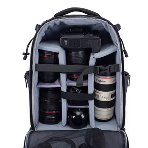 Sac à dos pour appareil photo professionnel à double bandoulière, coque rigide, pour Canon, pour Nikon, pour Sony, étanche et antichoc, en EVA - Product Image 3