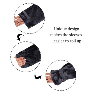 For Women and <strong>Men</strong> Super Warm and Cozy Woven 100% Microfiber European Style Big <strong>Blanket</strong> <strong>Hoodie</strong> Wearable <strong>Blanket</strong> - Product Image 4