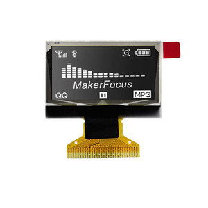 Pantalla OLED de 1.3 pulgadas con amplio rango de temperatura 128×64 CPU SPI I2C -40 ° De la C a la 85 ° Pantalla C PMOLED - Product Image 1