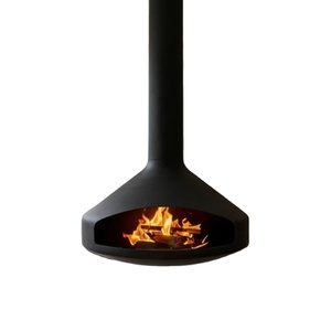 <span class=keywords><strong>Barbecue</strong></span> circulaire moderne en acier à haute teneur en carbone avec ventilation verticale, <span class=keywords><strong>foyer</strong></span> intérieur OEM suspendu à 360 degrés - Product Image 1
