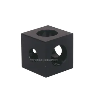 2020 Aluminium Block Cube Prisma Connector Rad regler Ecke für 3D-Drucker