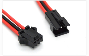 Cable de fuente de alimentación Tira de LED JST SM 2P Arnés de conexión macho hembra 1 a 2 Paso de 2,54mm 0,6 M 1M 2M Cable de extensión 2 pines 22AWG - Product Image 6