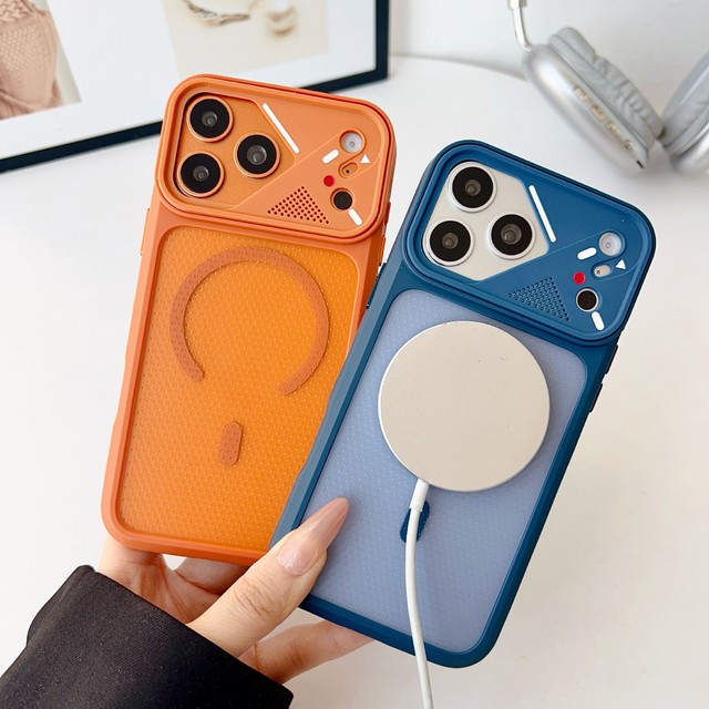 Luxury Shockproof Hybrid Bumper Magnetic Case for iPhone 18 Pro Max 17 Air 16 15 14 Plus13 12 11 Pro Max Skin Feel Frosted Cover