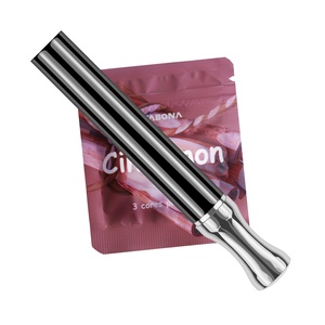 Stainless Steel Refillable Anti Nausea Essential Oil Inhaler Anxiety Relief Personal Aromatherapy <b>Diffusing</b> Pen Breathing <b>Stick</b> - Product Image 1