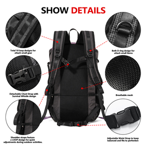 <span class=keywords><strong>Mochila</strong></span> Deportiva con Logotipo Personalizado, Ligera, Resistente al Agua, Plegable, para Senderismo, Camping, Viajes, Unisex, Casual - Product Image 4