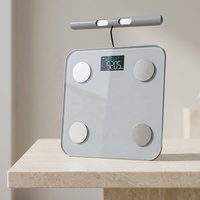 Balance connectée intelligente pour le suivi de la santé et du fitness, 8 électrodes, analyse de la composition corporelle, synchronisation via application BLE, 29 paramètres corporels.