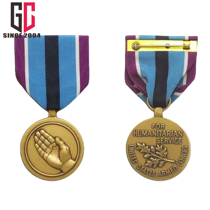 15 Years Factory Custom  Zinc Alloy U.S. Liberation of Kuwait Medals From Gulf War with Velvet Box