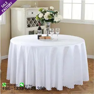 锦缎提花桌布宴会餐厅家庭派对婚礼长方形教堂白色婚礼桌布