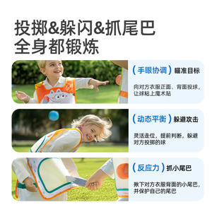 ชุดของเล่นผ้ากลางแจ้ง Mideer Crazy Dodgeball สำหรับเด็กอายุ 3-6 ปี อุปกรณ์เล่นแบบอินเทอร์แอคทีฟ - Product Image 4