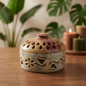Objet décoratif en pierre savonneuse - Product Image 1