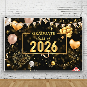 <span class=keywords><strong>5x7</strong></span> FT 2026 Abschlussfeier-Dekorationen, Abschlussklasse 2026, Glückwunsch-Banner zum Abschluss - Product Image 6