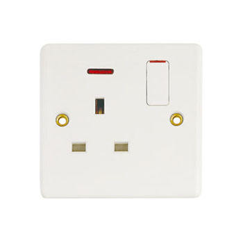 Power Electrical Switch Socket Electrical Sockets and Switches13A Wall Socket for Home